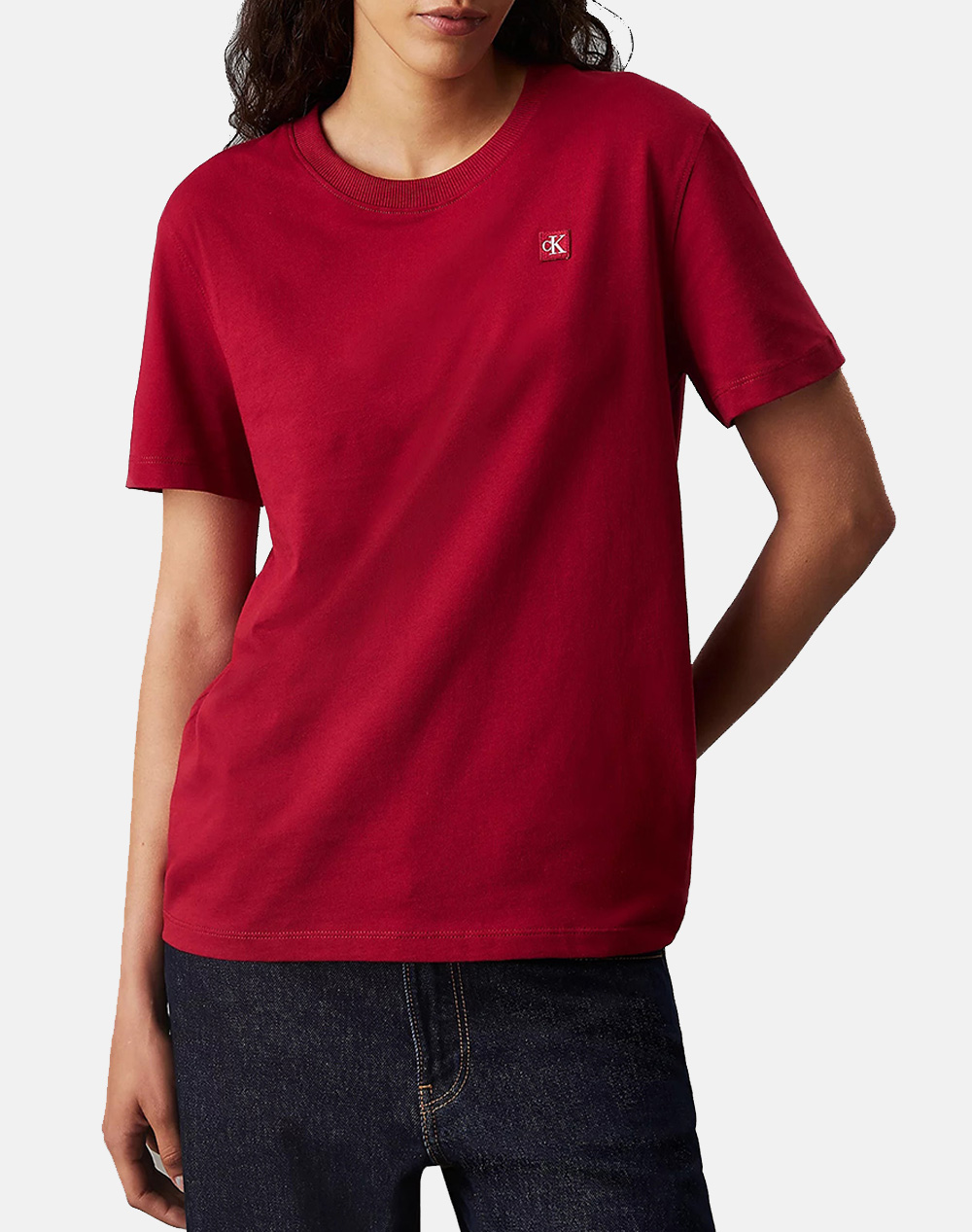 CALVIN KLEIN CK EMBRO BADGE TEE