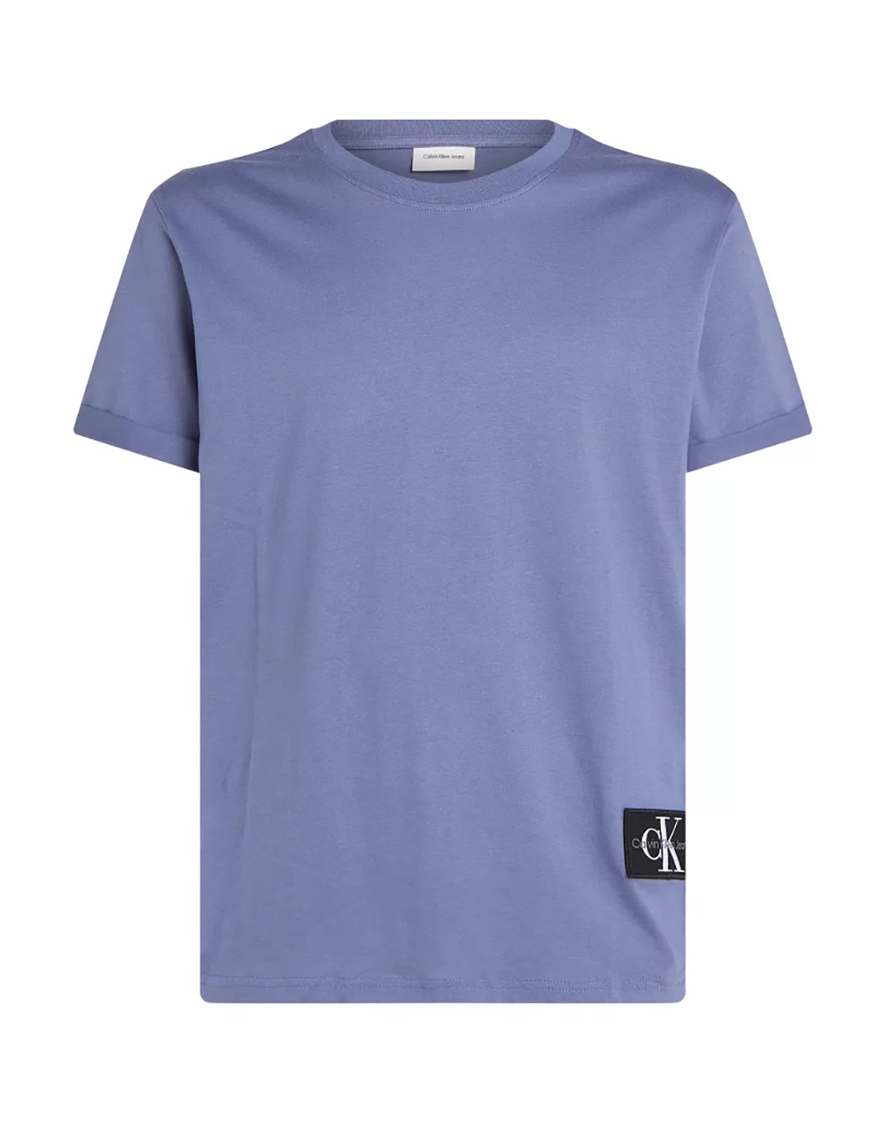 CALVIN KLEIN BADGE ROUND HEM TEE