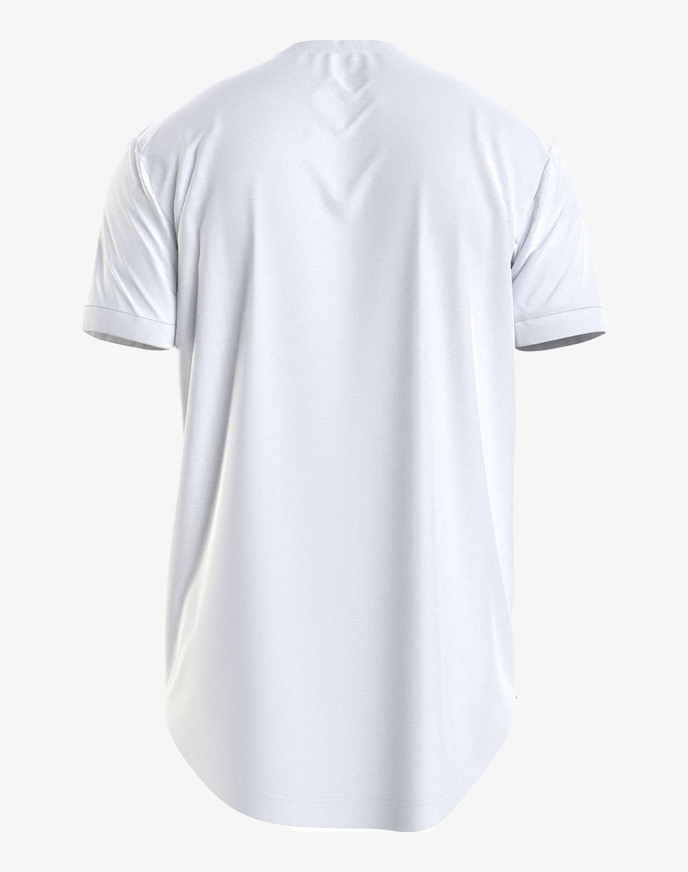 CALVIN KLEIN BADGE ROUND HEM TEE