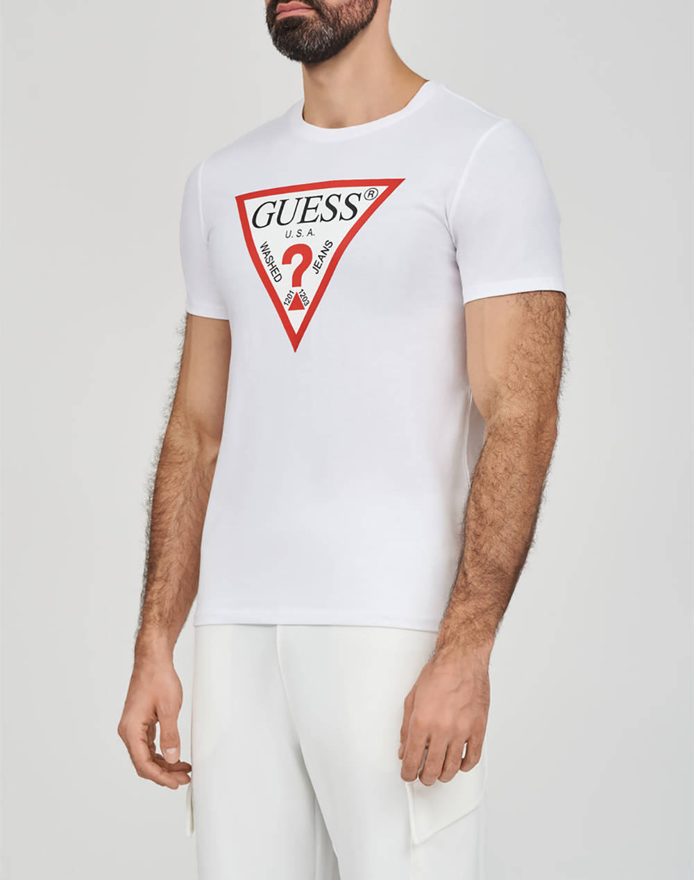 GUESS CN SS ORIGINAL LOGO TEE TRIČKO PÁNSKÉ