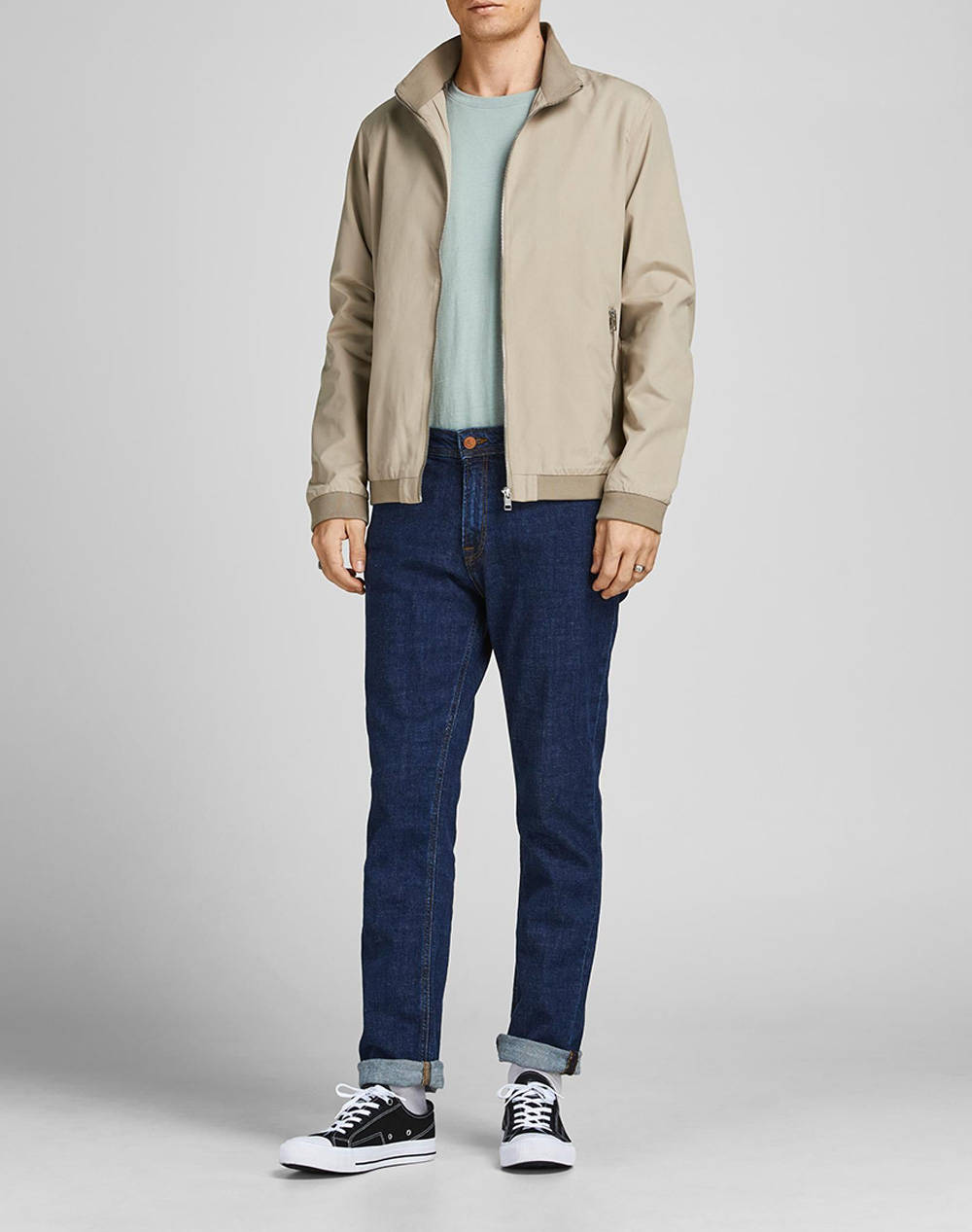 JACK&JONES JJERUSH HARRINGTON BOMBER NOOS