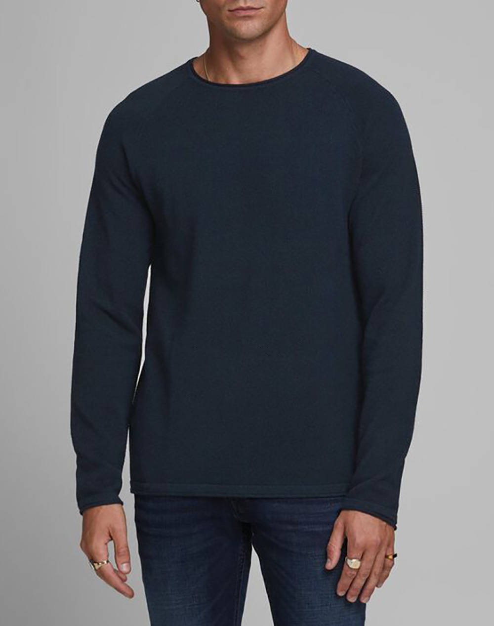 JACK&JONES JJEHILL KNIT CREW NECK NOOS