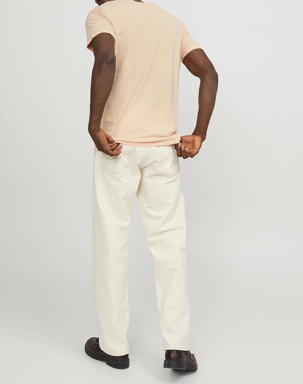 JACK&JONES JJESPLIT NECK TEE