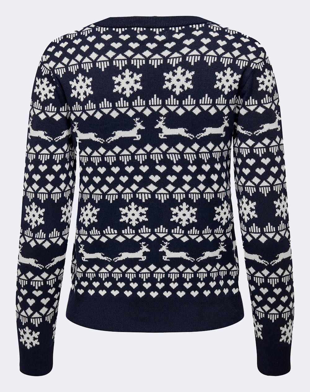 ONLY ONLXMAS SNOWFLAKE O-NECK KNT