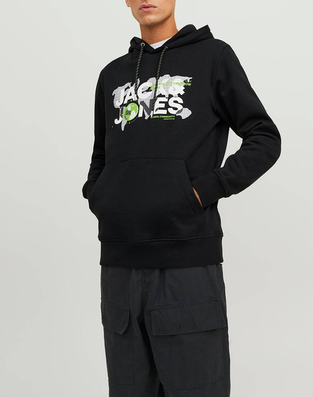 JACK&JONES JCODUST SWEAT HOOD SN