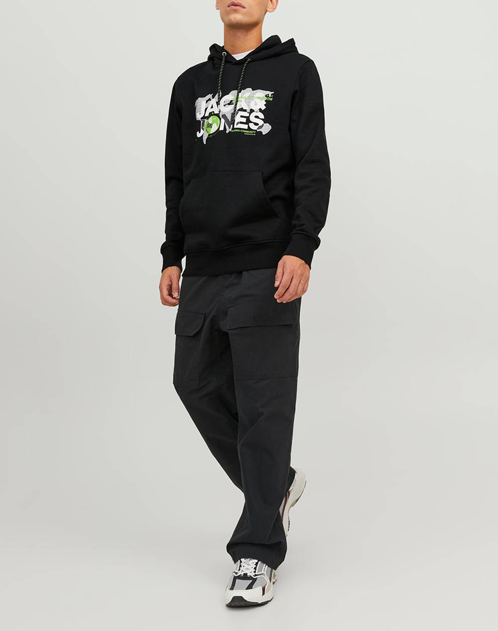 JACK&JONES JCODUST SWEAT HOOD SN