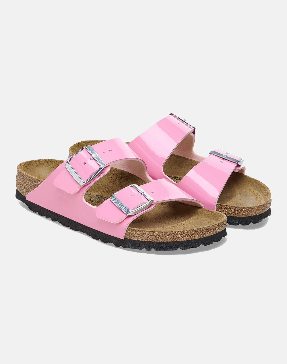 BIRKENSTOCK BS CLASSIC ARIZONA BF PATENT CANDY PINK/BLACK 35 - 43 NARROW SEASONAL BOTY DÁMSKÉ