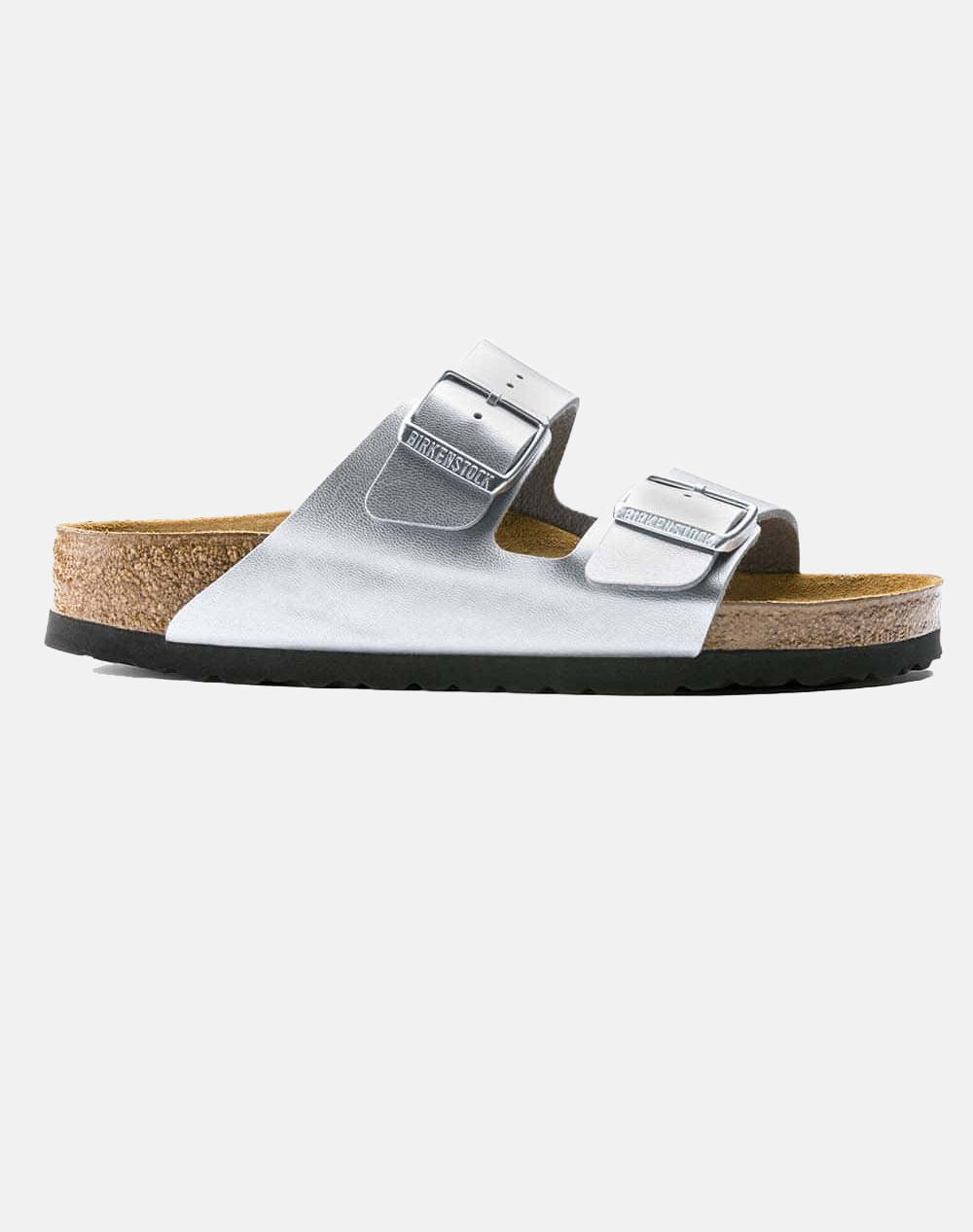 BIRKENSTOCK SYNTHETICS ARIZONA BF SILVER 35 - 43 NARROW SEASONAL CLASSIC ADULTS TEX BOTY DÁMSKÉ