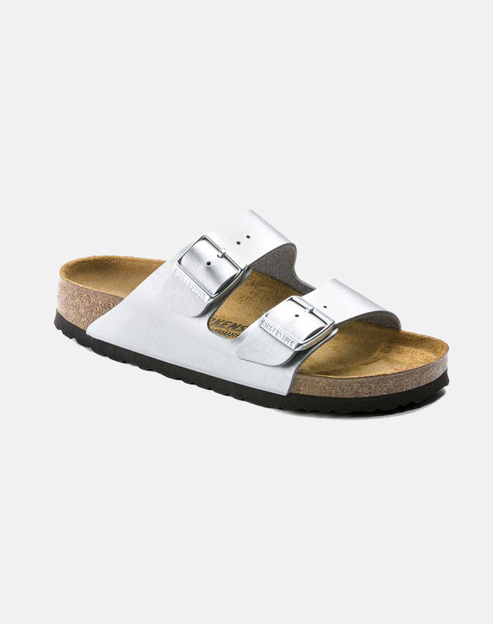 BIRKENSTOCK SYNTHETICS ARIZONA BF SILVER 35 - 43 NARROW SEASONAL CLASSIC ADULTS TEX BOTY DÁMSKÉ