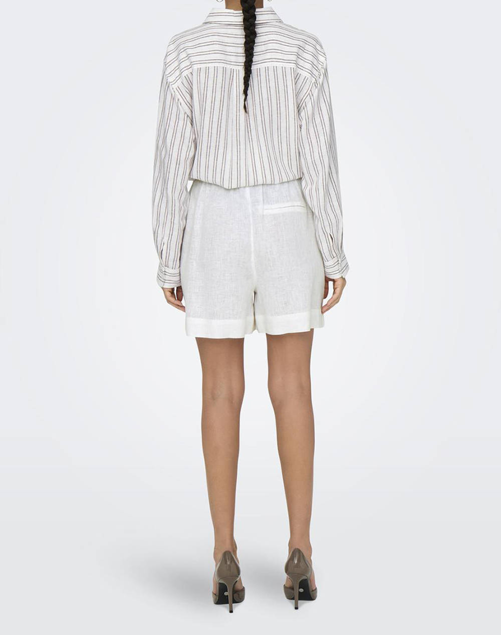 ONLY ONLTOKYO HW LINEN BLEND SHORTS PNT NOOS