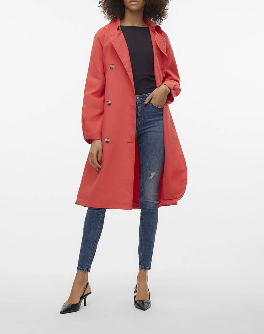 VERO MODA VMDOREEN LONG TRENCHCOAT BOOS