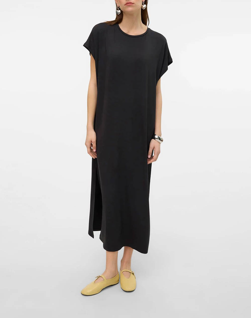 VERO MODA VMSINI SMART SS O-NECK 7/8 DRESS VMA