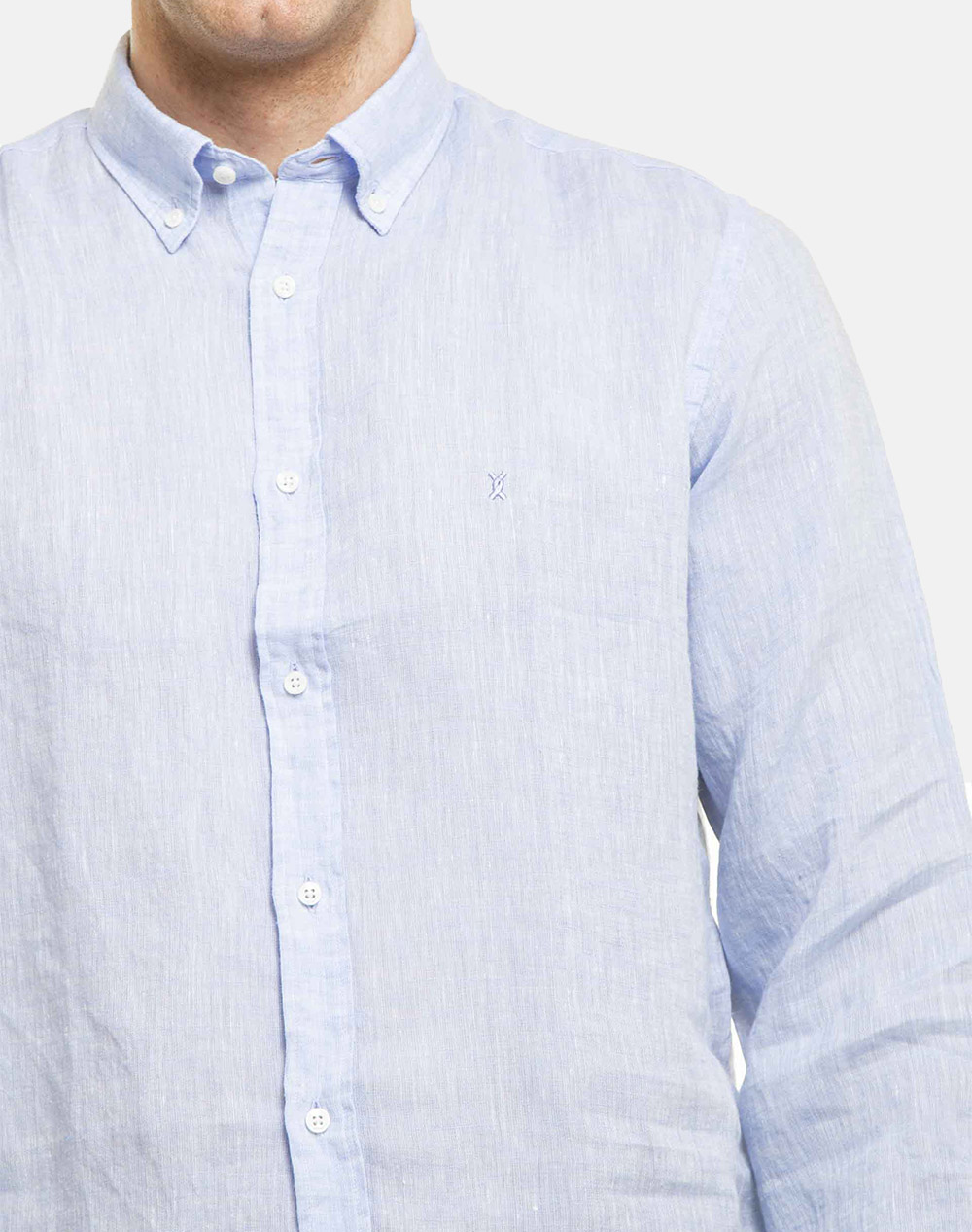 THE BOSTONIANS KOŠILE REGULAR FIT Plain LINEN Button-down Regular Fit