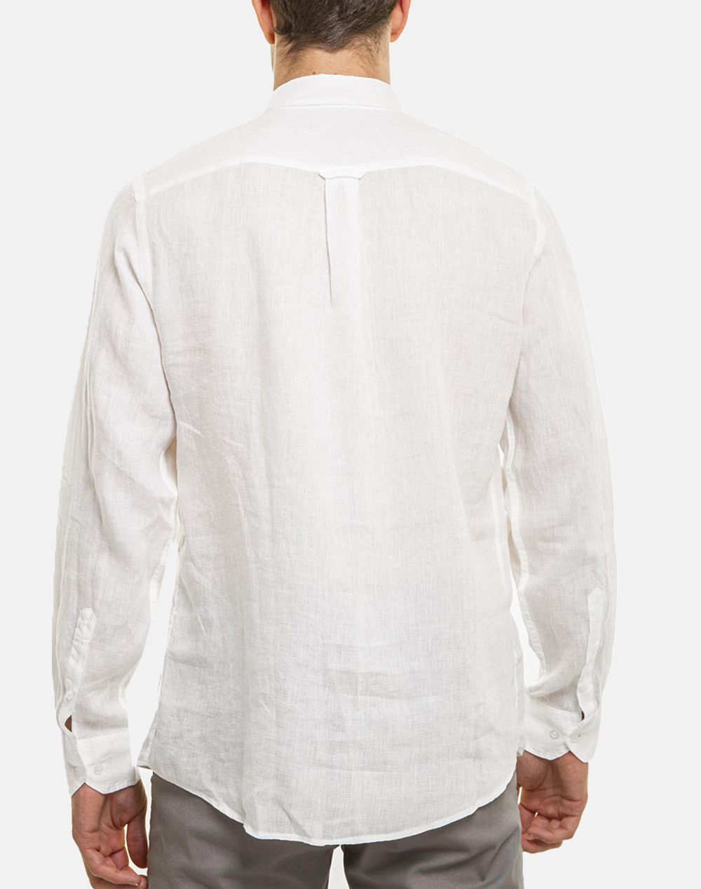 THE BOSTONIANS KOŠILE REGULAR FIT Plain LINEN Button-down Regular Fit