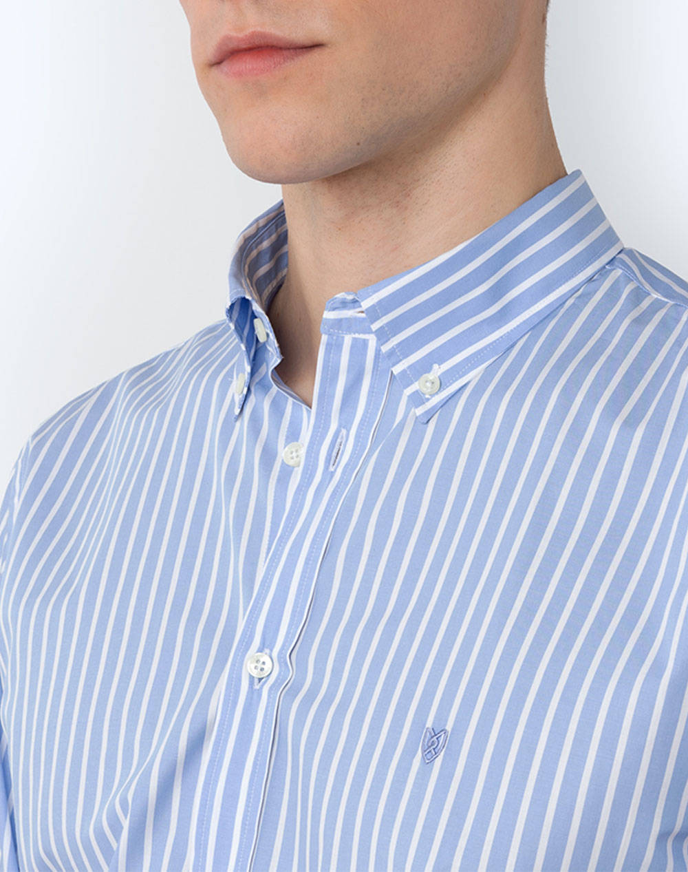 THE BOSTONIANS KOŠILE ACORN REGULAR FIT Stripe POPLIN Button-down Regular Fit