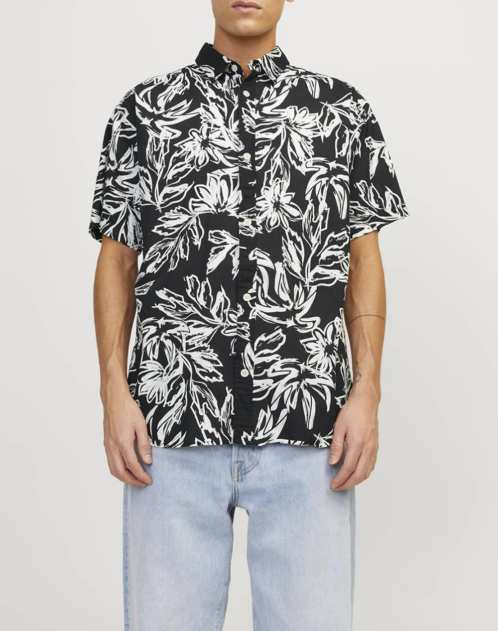 JACK&JONES JORLAFAYETTE AOP SHIRT SS LN