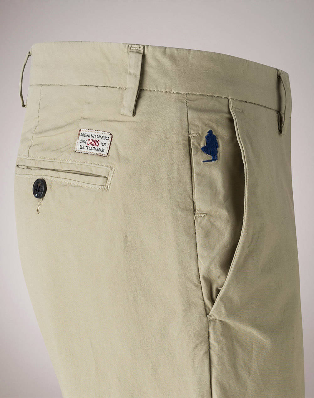 MARLBORO STRETCH POPELINE CHINO