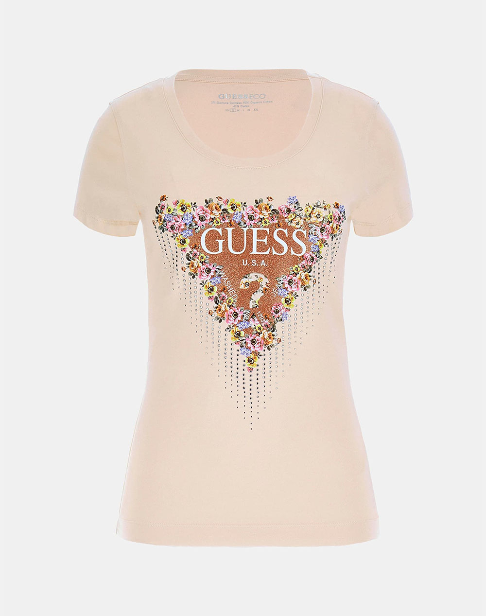 GUESS SS CN BOUQUET TRIANGLE TEE TRIČKO DÁMSKÉ