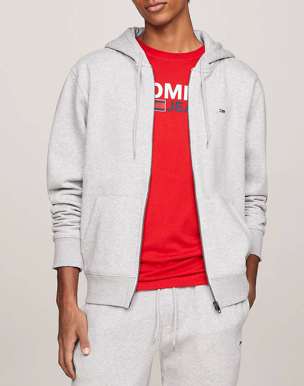 TOMMY JEANS MIKINA TJM REGULAR FLEECE ZIP HOODIE