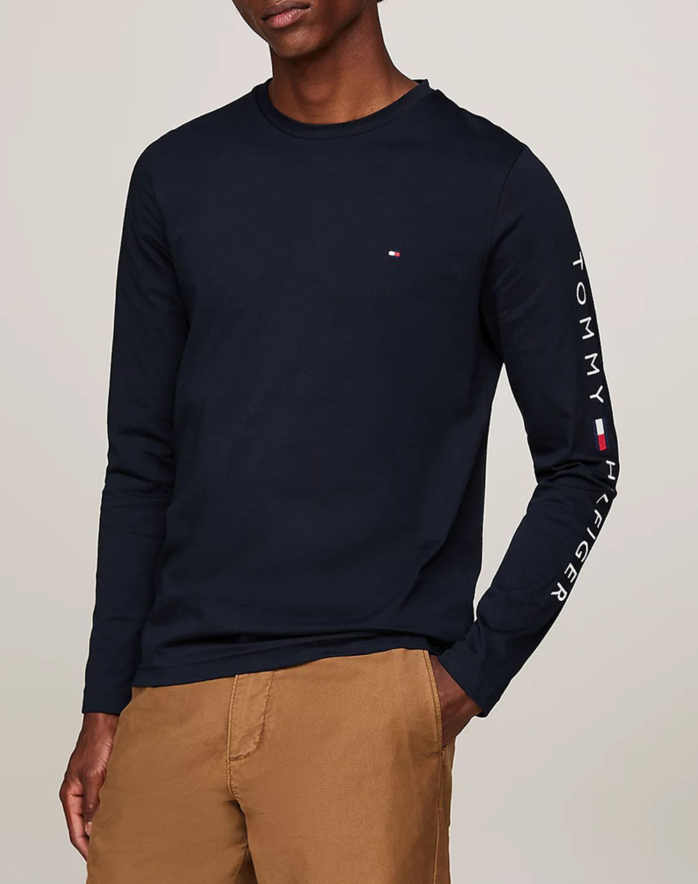 TOMMY HILFIGER TOMMY LOGO LONG SLEEVE TEE