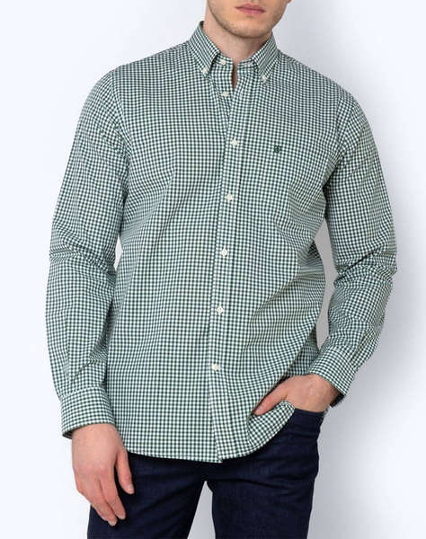 THE BOSTONIANS KOŠILE MAVERICK REGULAR FIT MedCheck POPLIN Button-down Regular Fit