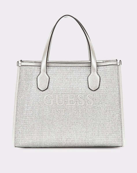 GUESS SILVANA 2 COMPARTMENT TOTE TAŠKA DÁMSKÁ (Rozměry: 33 x 26 x 12 cm)