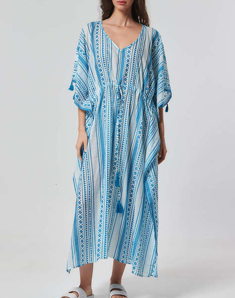 INDIRA LONG PRINTED KAFTAN