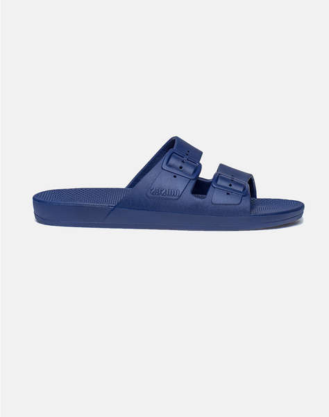 FREEDOM MOSES NAVY/BASIC/SLIPPERS