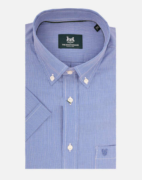 THE BOSTONIANS KOŠILE REGULAR FIT MiniCheck POPLIN Button-down Regular Fit