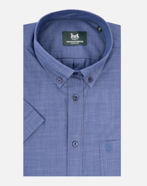 THE BOSTONIANS KOŠILE REGULAR FIT Plain SLUB Button-down Regular Fit