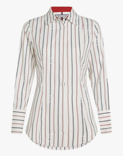 TOMMY HILFIGER MONOTYPE STRIPE SLIM FIT SHIRT