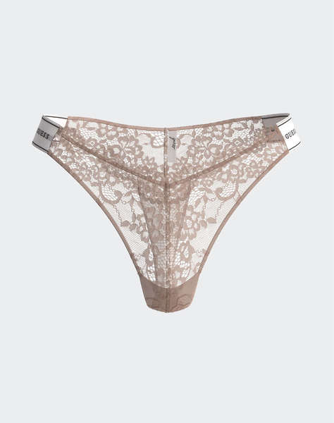 GUESS BELLE THONG - DAILY LACE SPODNÍ PRÁDLO W