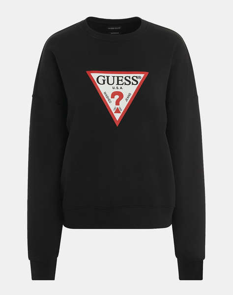 GUESS JEANS GJ CN OS ICONIC TRIANGLE SWEAT MIKINA DÁMSKÁ