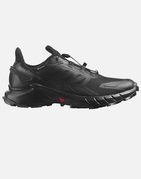 SALOMON TRAIL RUNNING - CROSS SUPERCROSS 4 GTX BLACK / BLACK / BLACK BOTY PÁNSKÉ