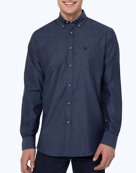 THE BOSTONIANS KOŠILE TWILL REGULAR FIT Plain TWILL Button-down Regular Fit