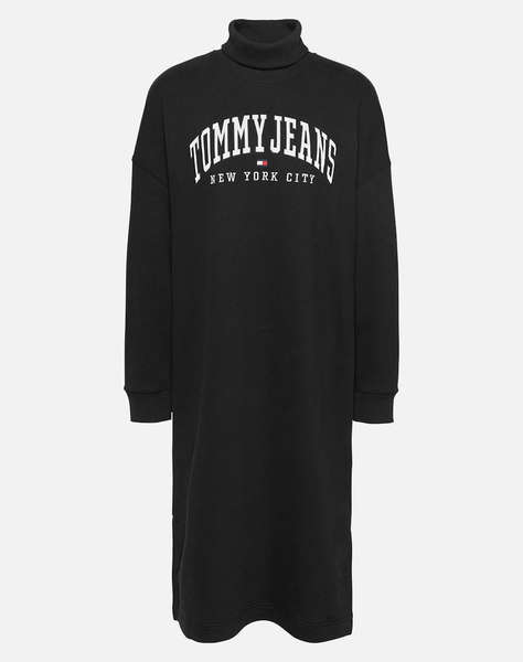 TOMMY JEANS TJW VARSITY MOCK NECK HWK DRESS