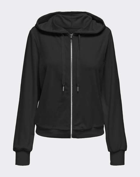 ONLY ONLREBEL L/S ZIP STRING HOOD CC SWT