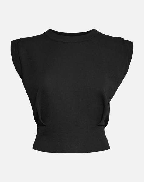 VERO MODA VMLITA LS O-NECK CROPPED KNIT TOP VMA