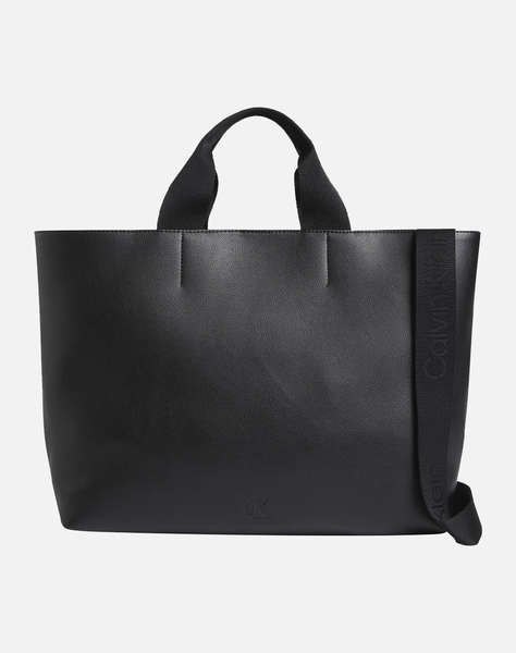 CALVIN KLEIN OVER WEBBING TOTE PU (Rozměry: 50 x 31 x 15 cm)