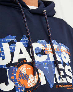 JACK&JONES JCODUST SWEAT HOOD SN