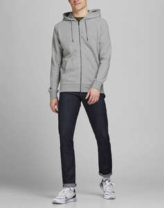 JACK&JONES JJEBASIC SWEAT ZIP HOOD NOOS