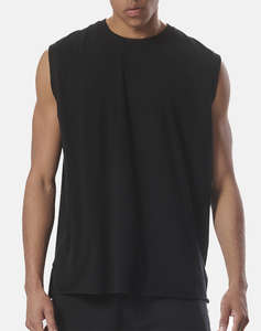 BODY ACTION MENS YOGA TRAINING SLEEVELESS TOP