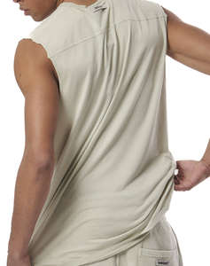 BODY ACTION MENS NATURAL DYE SLEEVELESS TEE