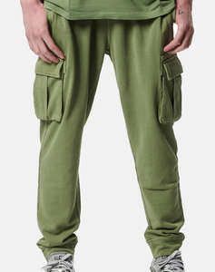 BODY ACTION MENS NATURAL DYE CARGO PANTS