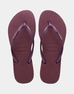 HAVAIANAS SLIM LOGO METALLIC ŽABKY