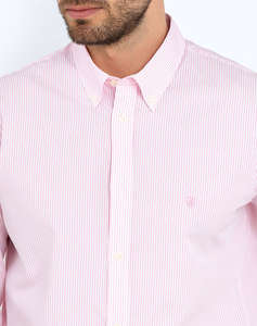 THE BOSTONIANS KOŠILE ACORN REGULAR FIT Stripe POPLIN Button-down Regular Fit