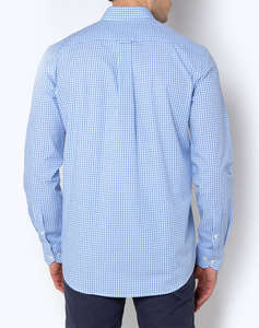 THE BOSTONIANS KOŠILE MAVERICK REGULAR FIT MedCheck POPLIN Button-down Regular Fit