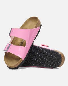 BIRKENSTOCK BS CLASSIC ARIZONA BF PATENT CANDY PINK/BLACK 35 - 43 NARROW SEASONAL BOTY DÁMSKÉ