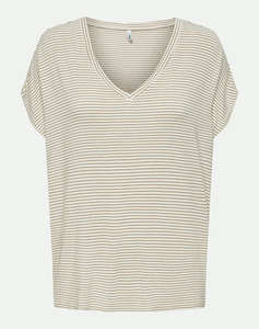 ONLY ONLTINE S/S V-NECK TOP JRS