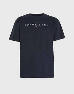 TOMMY JEANS TJM REG LINEAR LOGO TEE EXT